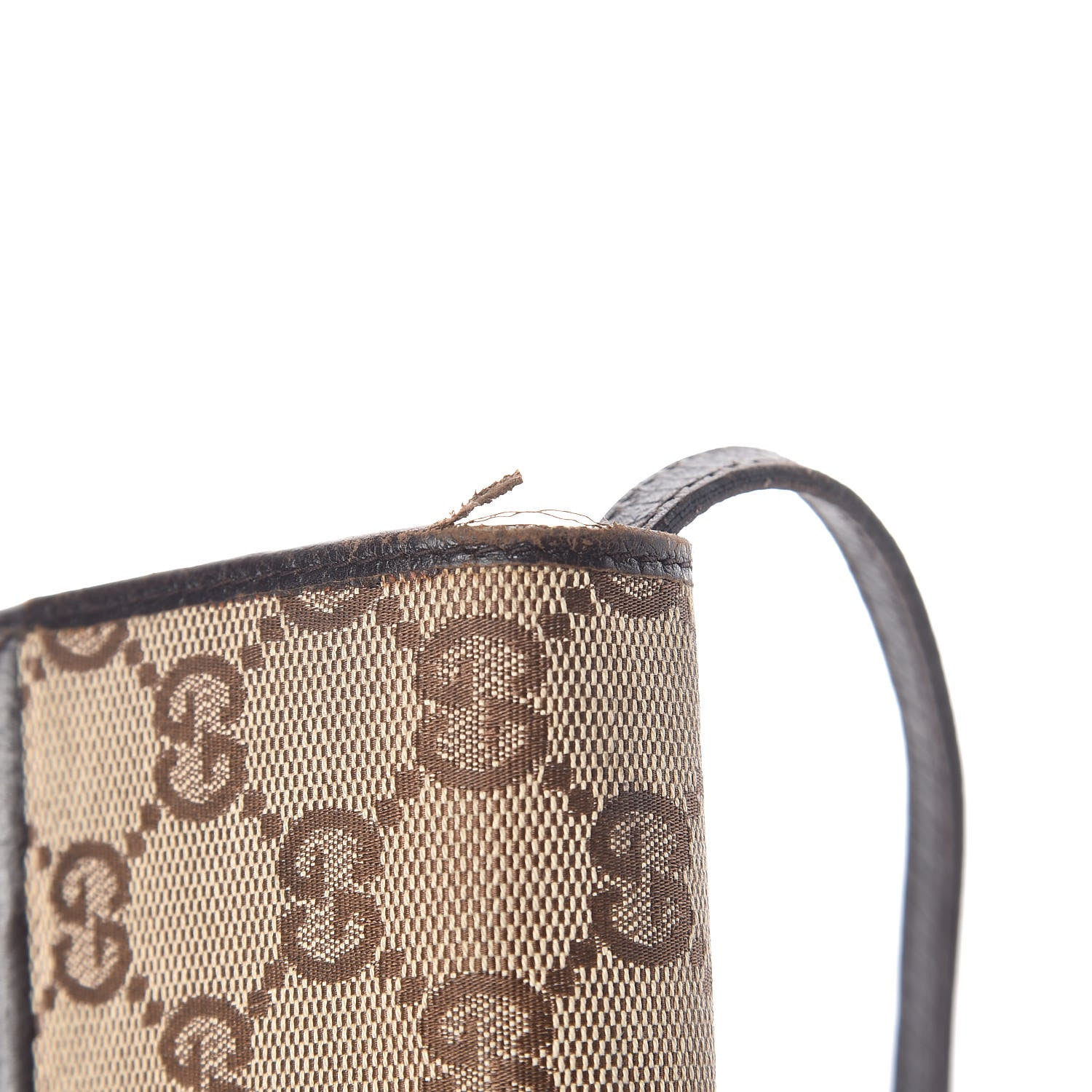 Gucci Monogram Bamboo Bar Clutch Dark Brown 8 of 11