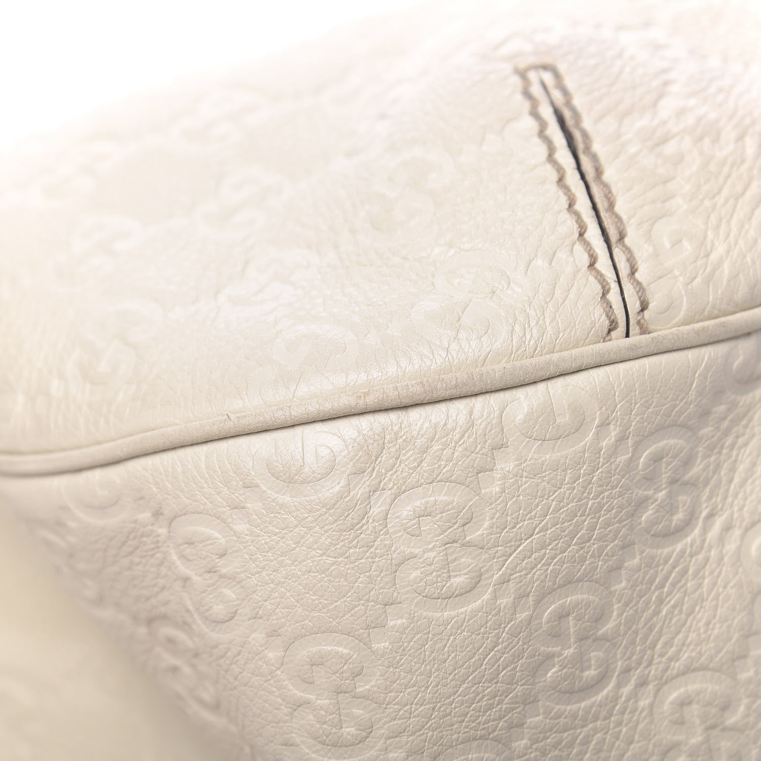 Gucci Guccissima Large New Ladies Web Hobo Off White 18 of 21