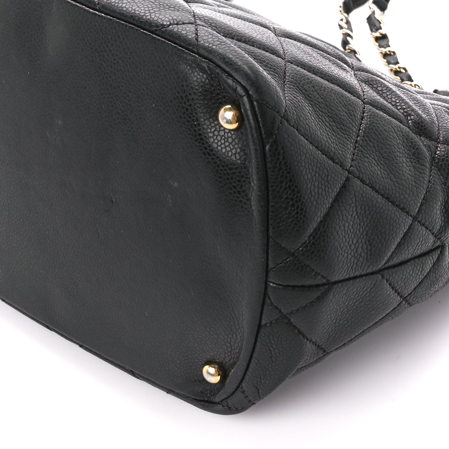 Caviar Quilted Timeless CC Soft Tote Black