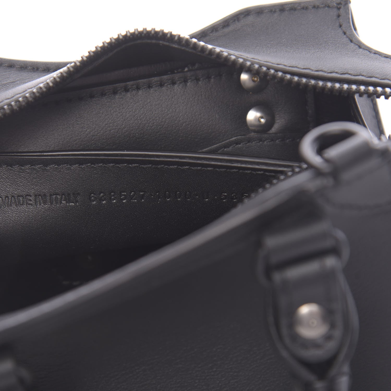 Balenciaga Smooth Calfskin Neo Classic Black Hardware Nano City Crossbody Black 7 of 10