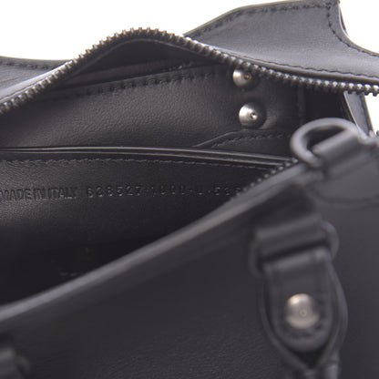 Balenciaga Smooth Calfskin Neo Classic Black Hardware Nano City Crossbody Black 7 of 10