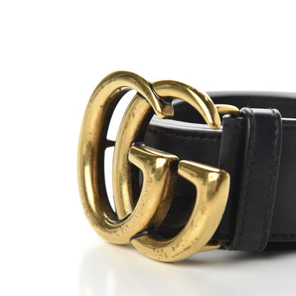 Gucci Calfskin Double G 40mm Belt 80 32 Black 5 of 5