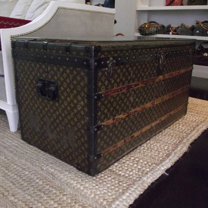 Louis Vuitton Antique Steamer Trunk 2 of 4