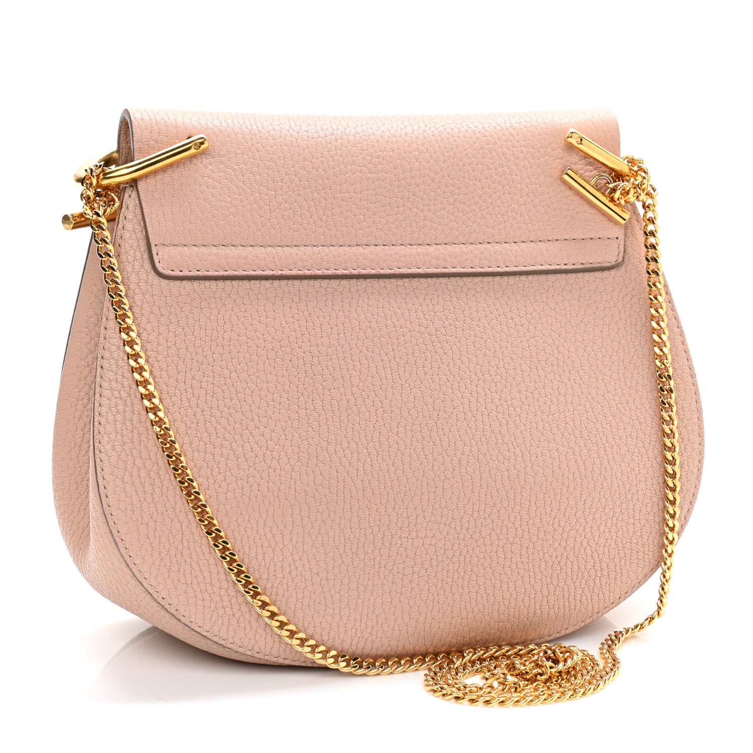 Chloe Grained Lambskin Drew Shoulder Bag Cement Pink 2 of 11