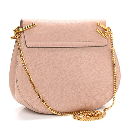 Chloe Grained Lambskin Drew Shoulder Bag Cement Pink 2 of 11