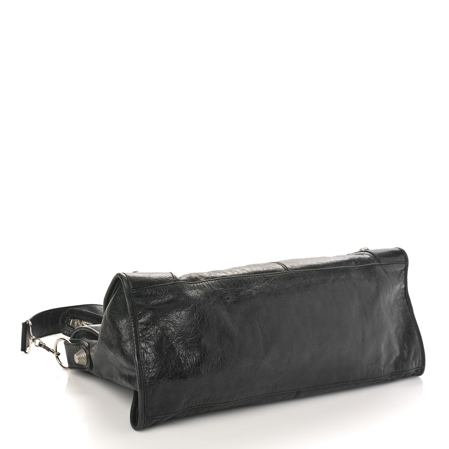 Agneau Giant 21 Silver Hardware Part Time Black