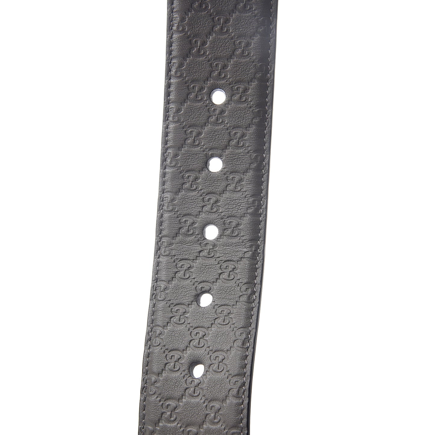 Soft Microguccissima Margaux Calfskin Belt 90 36 Loess