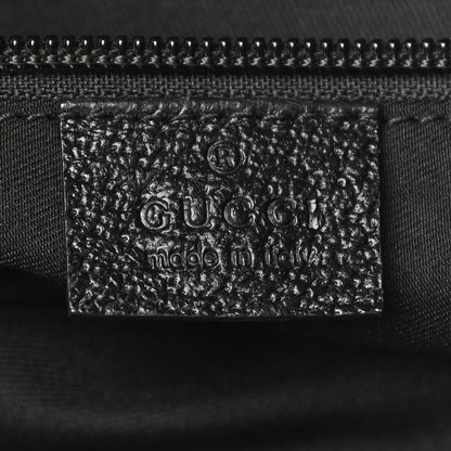 Gucci Monogram Web Medium Double Pocket Messenger Bag Black 6 of 10