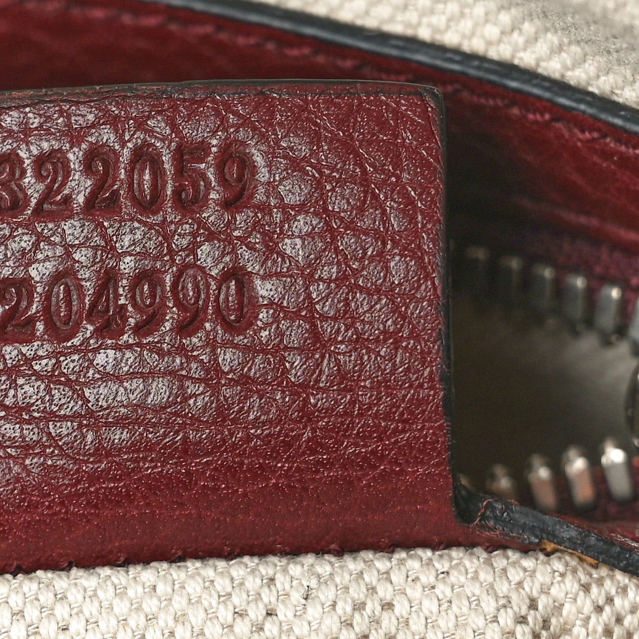 Pebbled Calfskin Medium Soho Messenger Bag Bordeaux