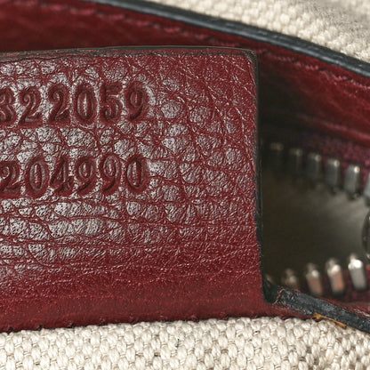 Gucci Pebbled Calfskin Medium Soho Messenger Bag Bordeaux 7 of 10