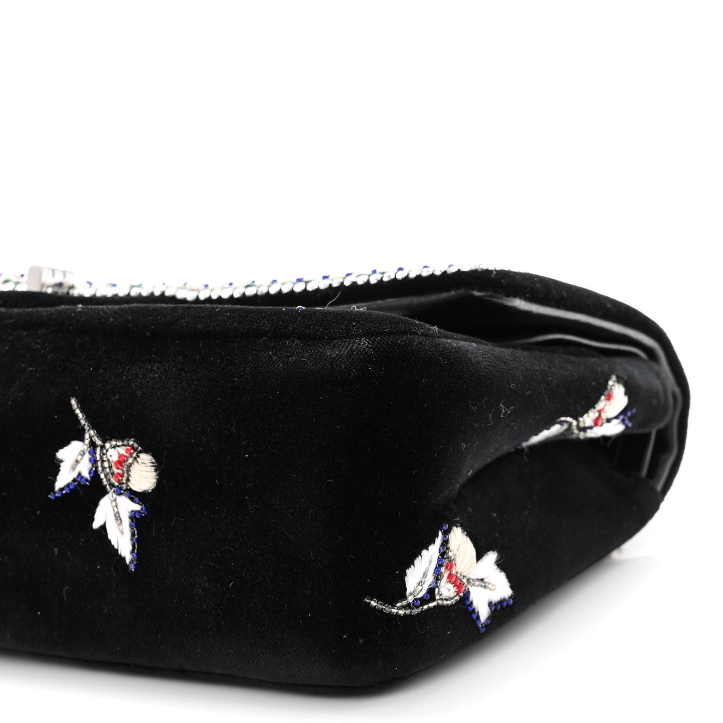 Velvet Embroidered 2.55 Reissue 225 Flap Multicolor