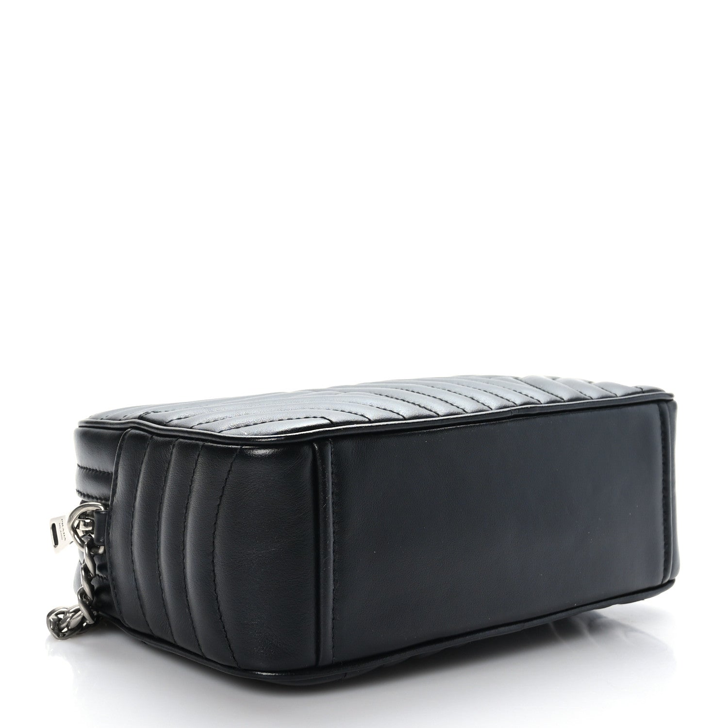 Prada Soft Calfskin Diagramme Camera Bag Black 4 of 8
