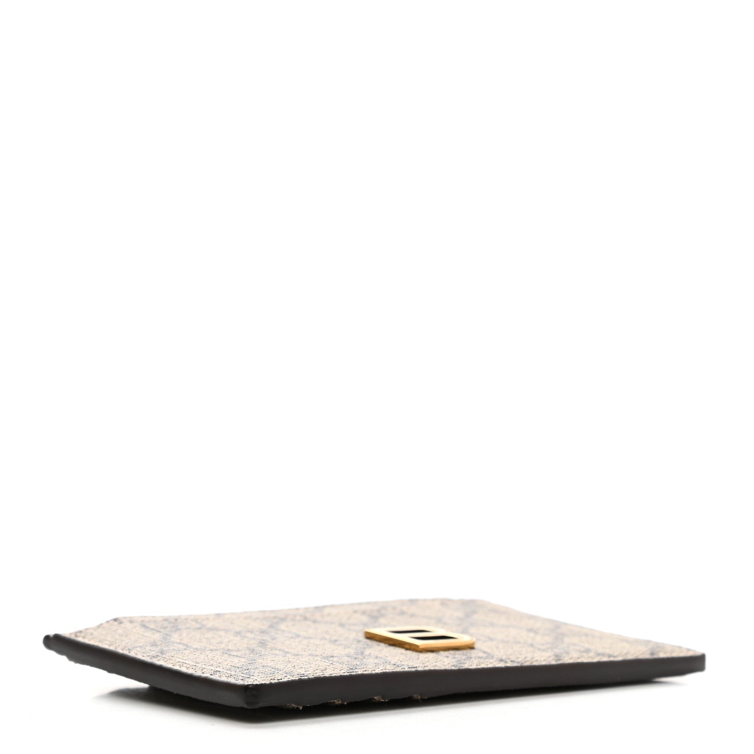 Gucci X BALENCIAGA GG Supreme Monogram Zip Card Case Beige Ebony 4 of 6