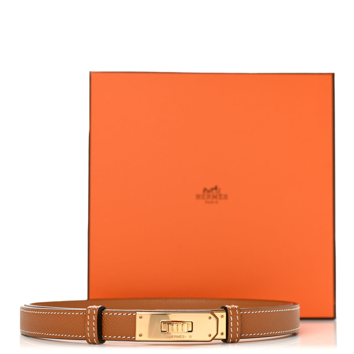 Epsom Kelly Belt Gold