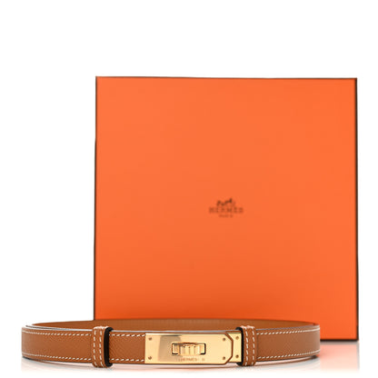 Hermes Epsom Kelly Belt Gold 5 of 5