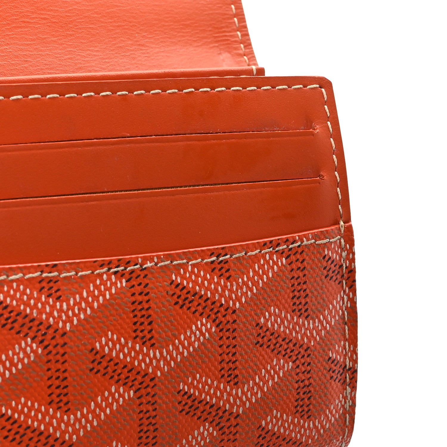 Goyard Goyardine Varenne Long Wallet Orange 8 of 9