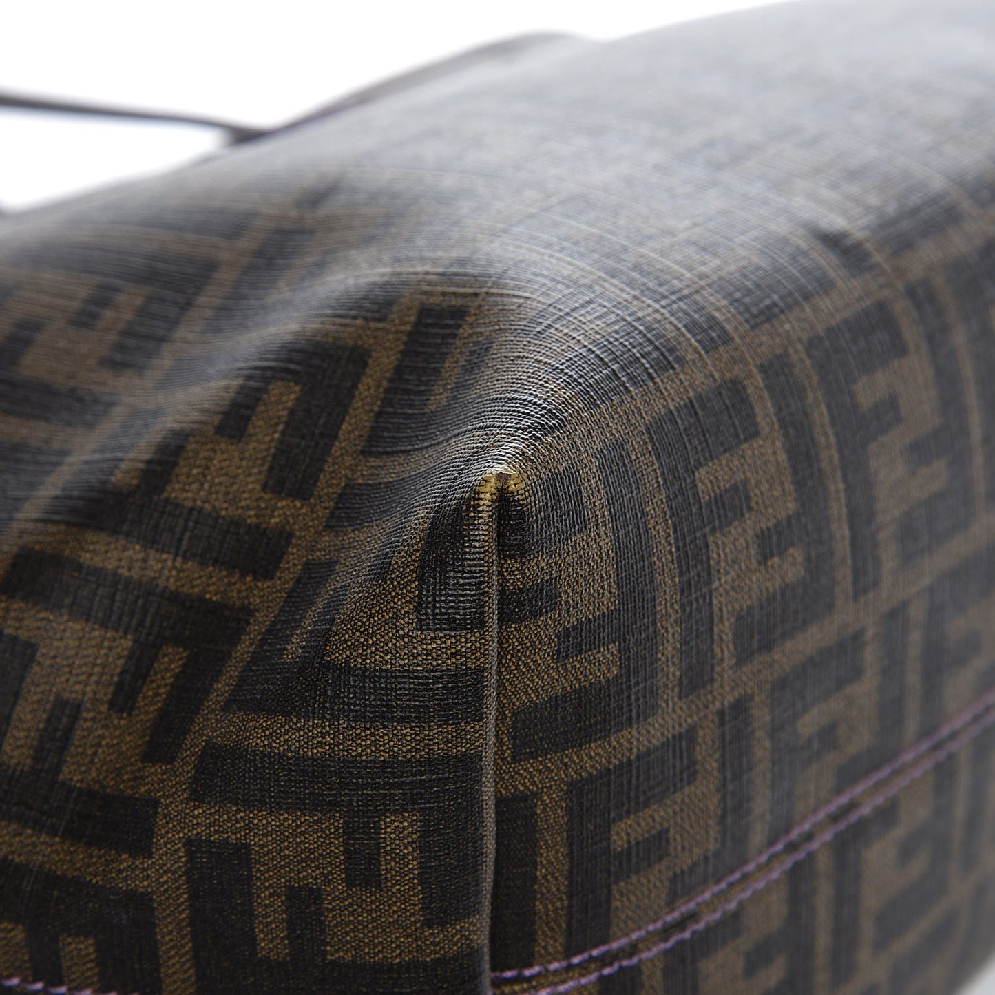 Zucca Spalmati Small Roll Tote Tobacco Viola