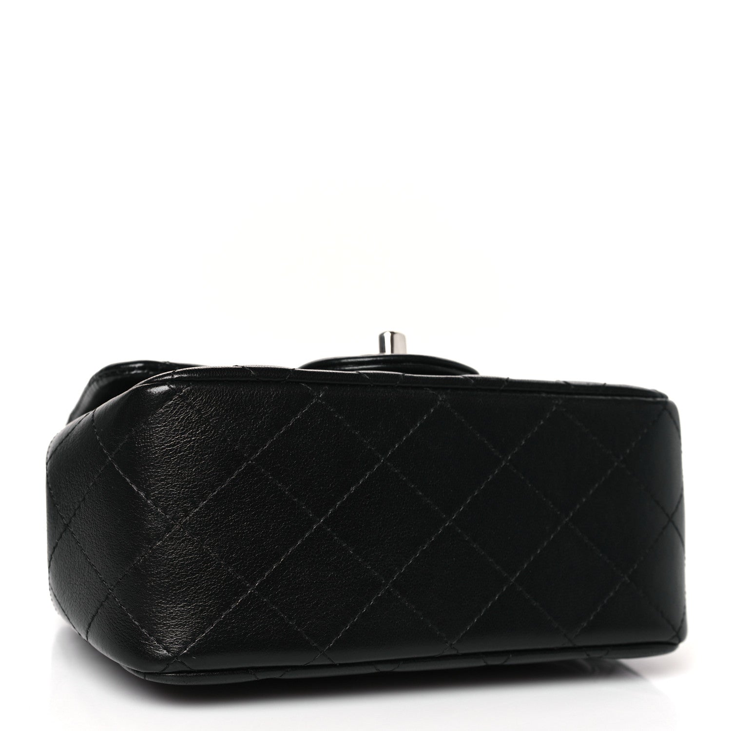Chanel Lambskin Quilted Mini Square Flap Black 4 of 9