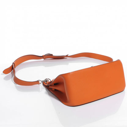 Hermes Taurillon Clemence Jypsiere 28 Orange 4 of 9