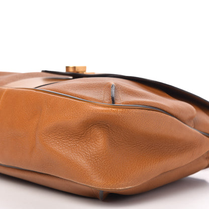 Chloe Grained Lambskin Medium Lexa Shoulder Bag Mustard Brown 7 of 10