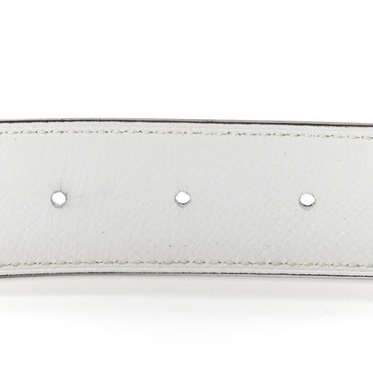 Hermes Epsom 32mm Belt Strap 85 Black White 3 of 6