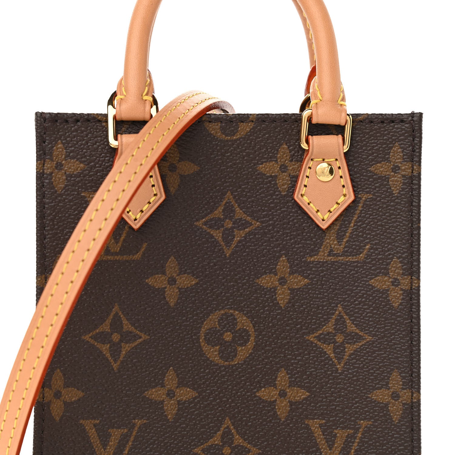 Louis Vuitton Monogram Petit Sac Plat 7 of 9