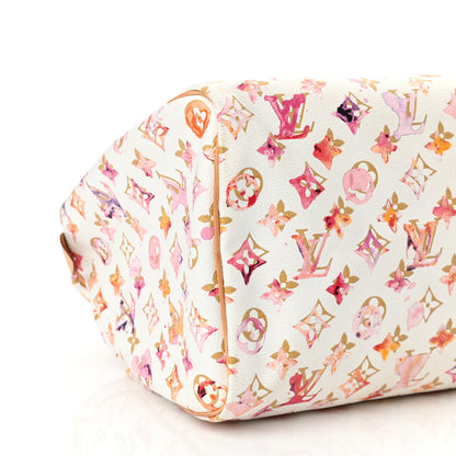 Louis Vuitton Watercolor Aquarelle Speedy 35 White 9 of 11