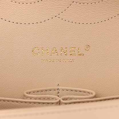 Chanel Lambskin Quilted Jumbo Double Flap Beige Clair 6 of 10