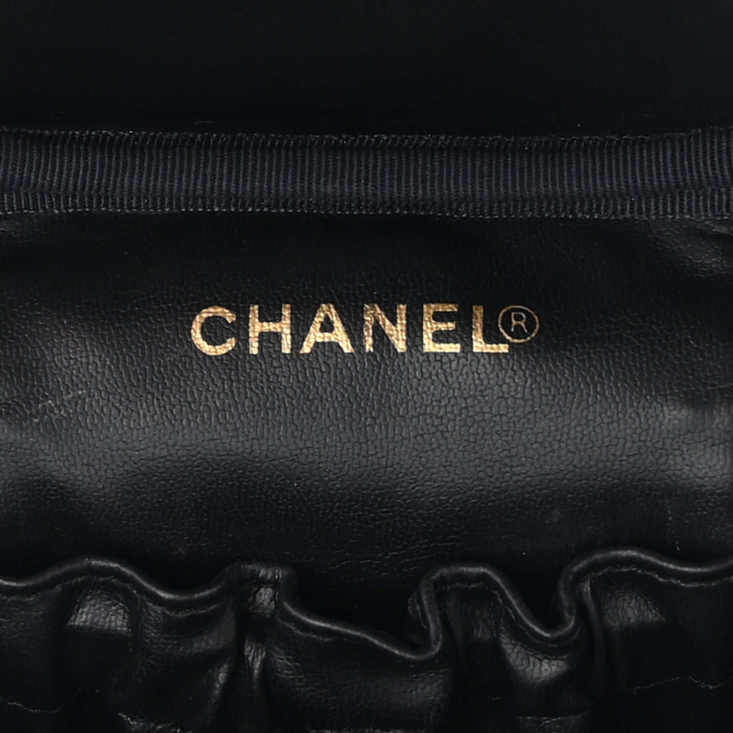 Chanel Caviar Vanity Cosmetic Case Black 6 of 8