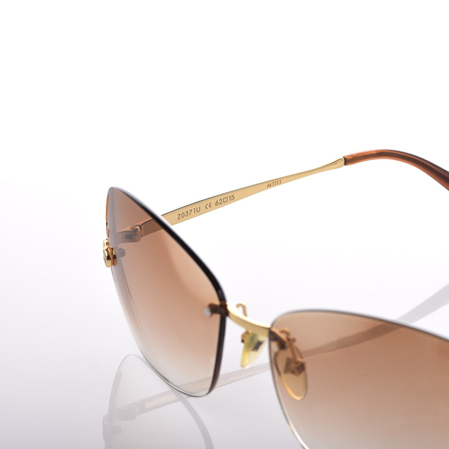 Lily Sunglasses Z0371U Brown Glitter