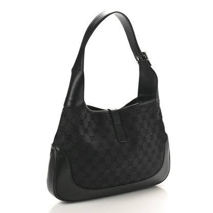 Gucci Monogram Small Jackie O Hobo Black 3 of 10