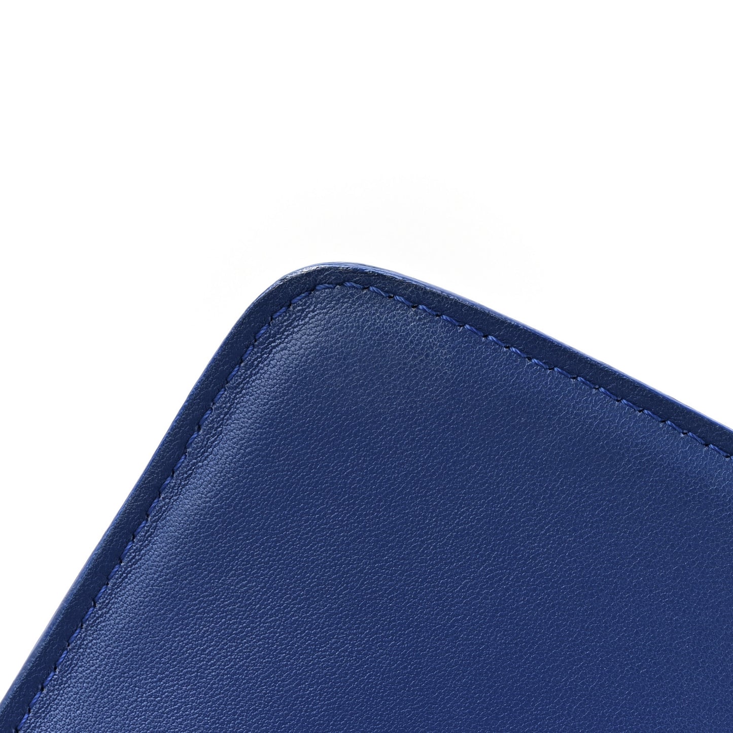 Snakeskin Medium Classic Box Flap Blue