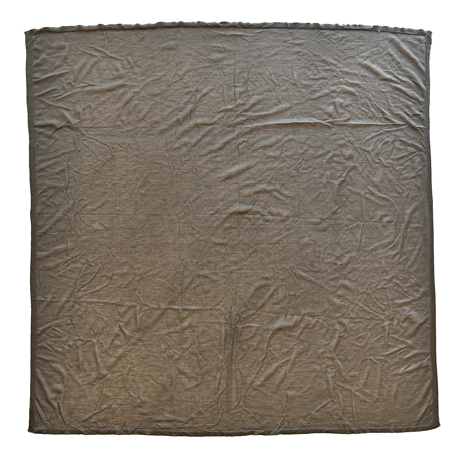 Hermes Cashmere Silk Stole Brown 5 of 6