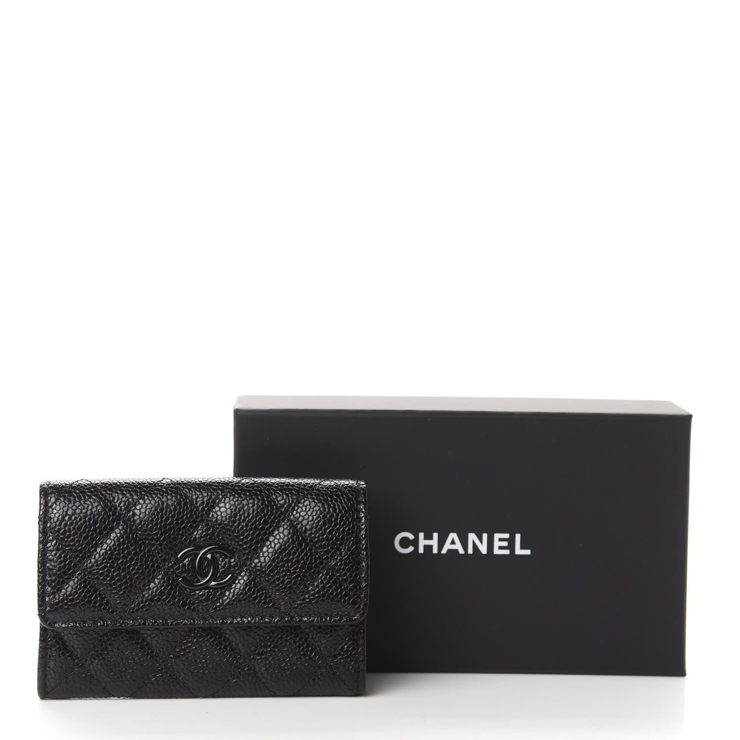 Chanel Caviar Quilted Incognito Flap Card Holder Black 9 of 9