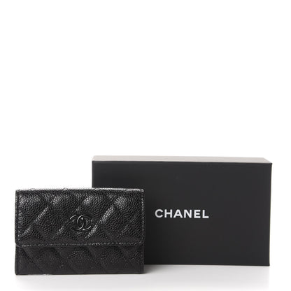 Chanel Caviar Quilted Incognito Flap Card Holder Black 9 of 9