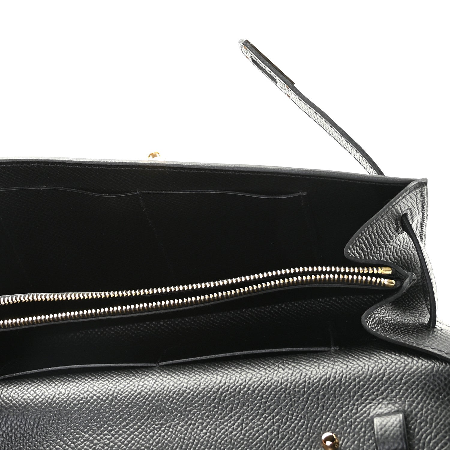Hermes Epsom Kelly Wallet To Go Black 4 of 9