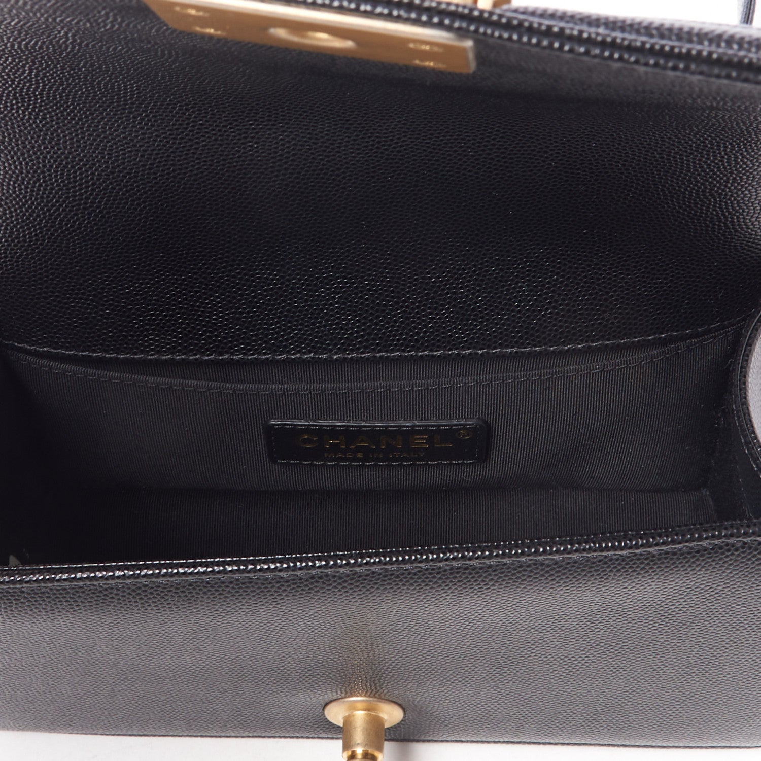 Chanel Caviar Quilted Small Boy Flap Black 4 of 10