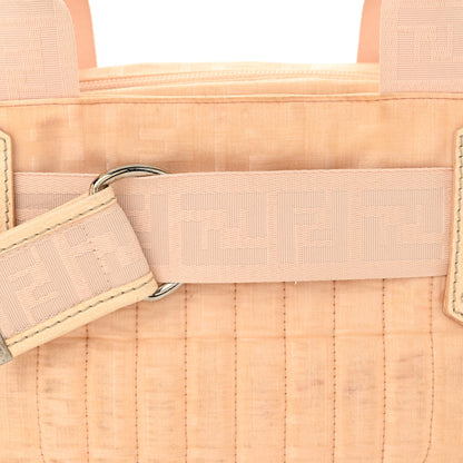 Fendi Zucca Cinghiale Medium Zip Code Shopping Tote Beige 8 of 12