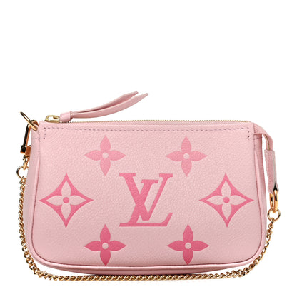 Louis Vuitton Empreinte Monogram Giant By The Pool Mini Pochette Accessories Bouton De Rose 1 of 6