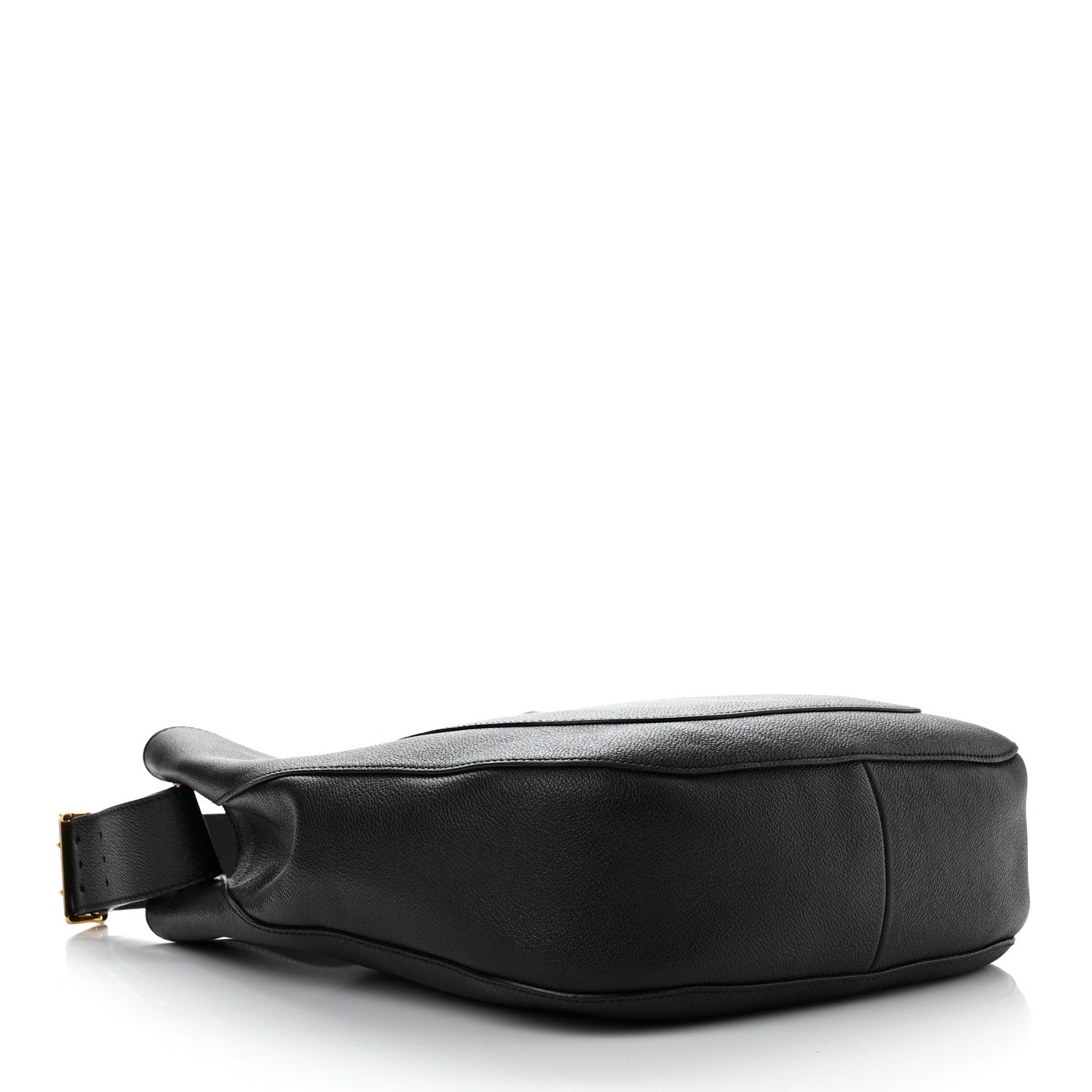 Burberry Grainy Calfskin Small Elmstone Hobo Black 4 of 12