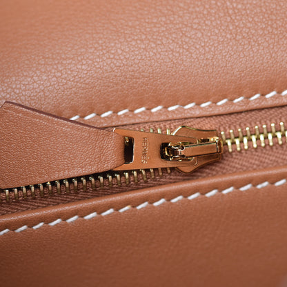 Hermes Swift Kelly Retourne 25 Gold 29 of 37