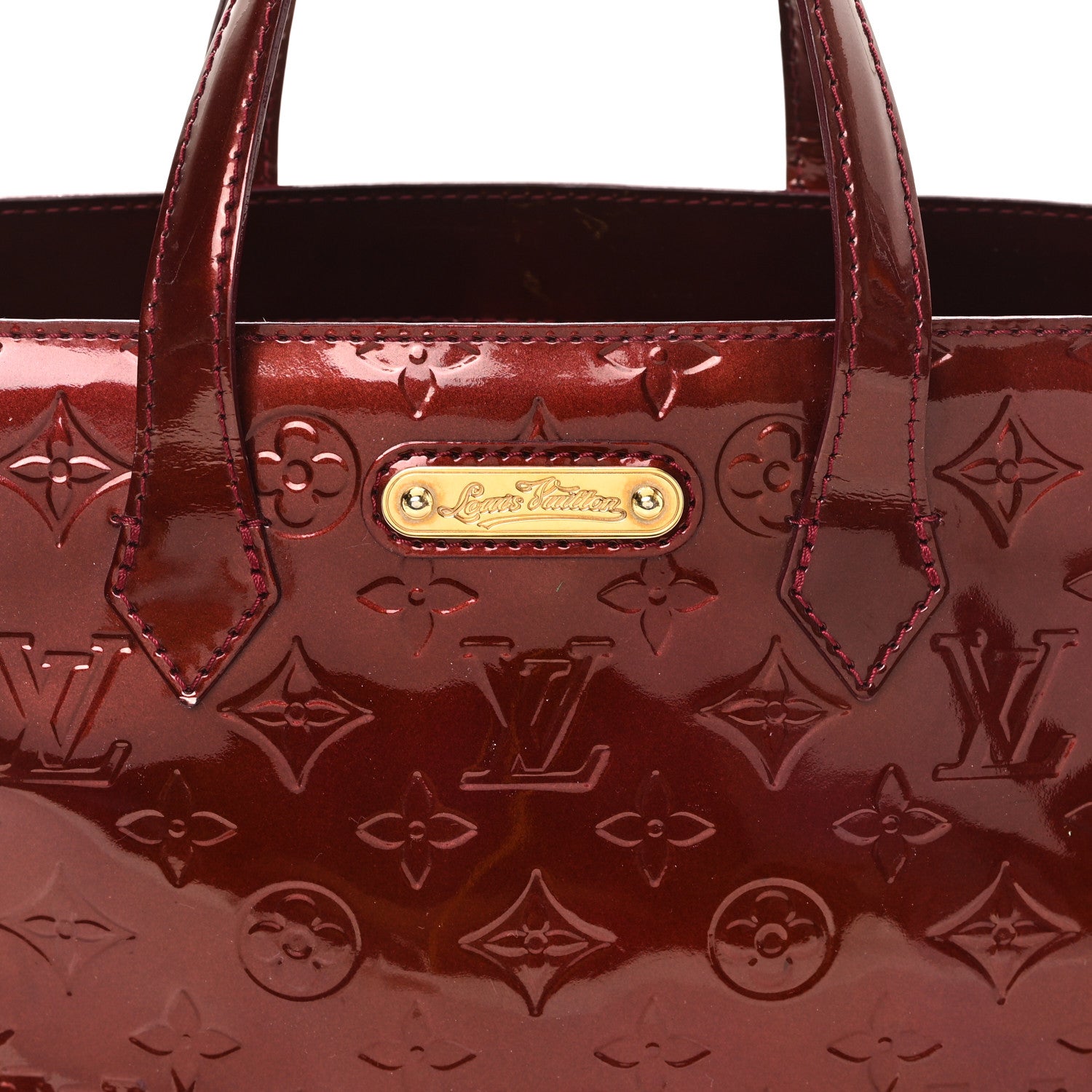 Louis Vuitton Vernis Wilshire PM Rouge Fauviste 7 of 9