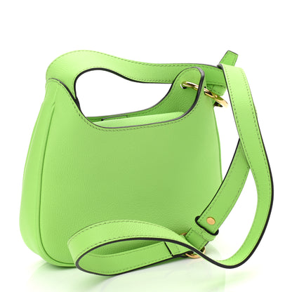 Versace Calfskin La Medusa Small Hobo Crossbody Green 2 of 8