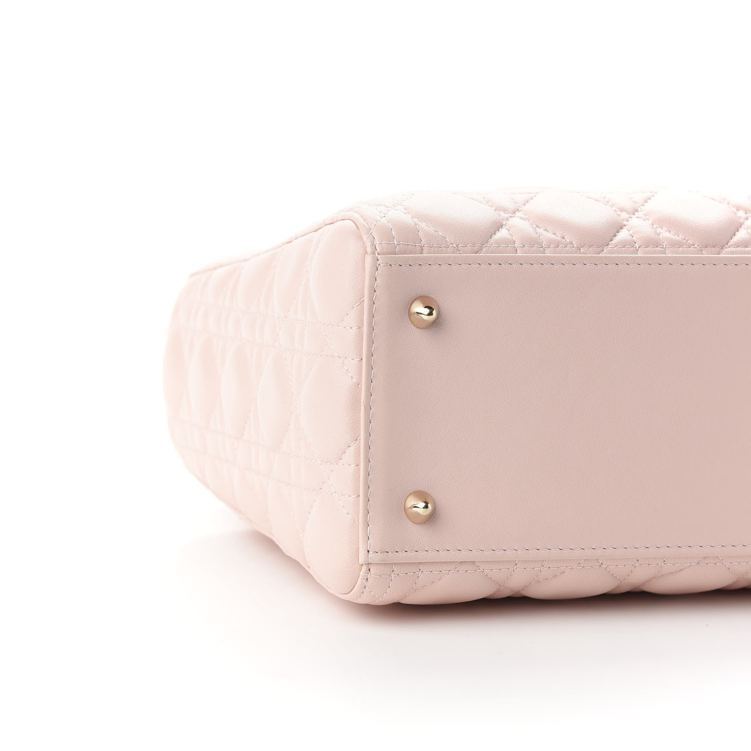 Christian Dior Lambskin Cannage Medium Lady Dior Light Pink 5 of 10