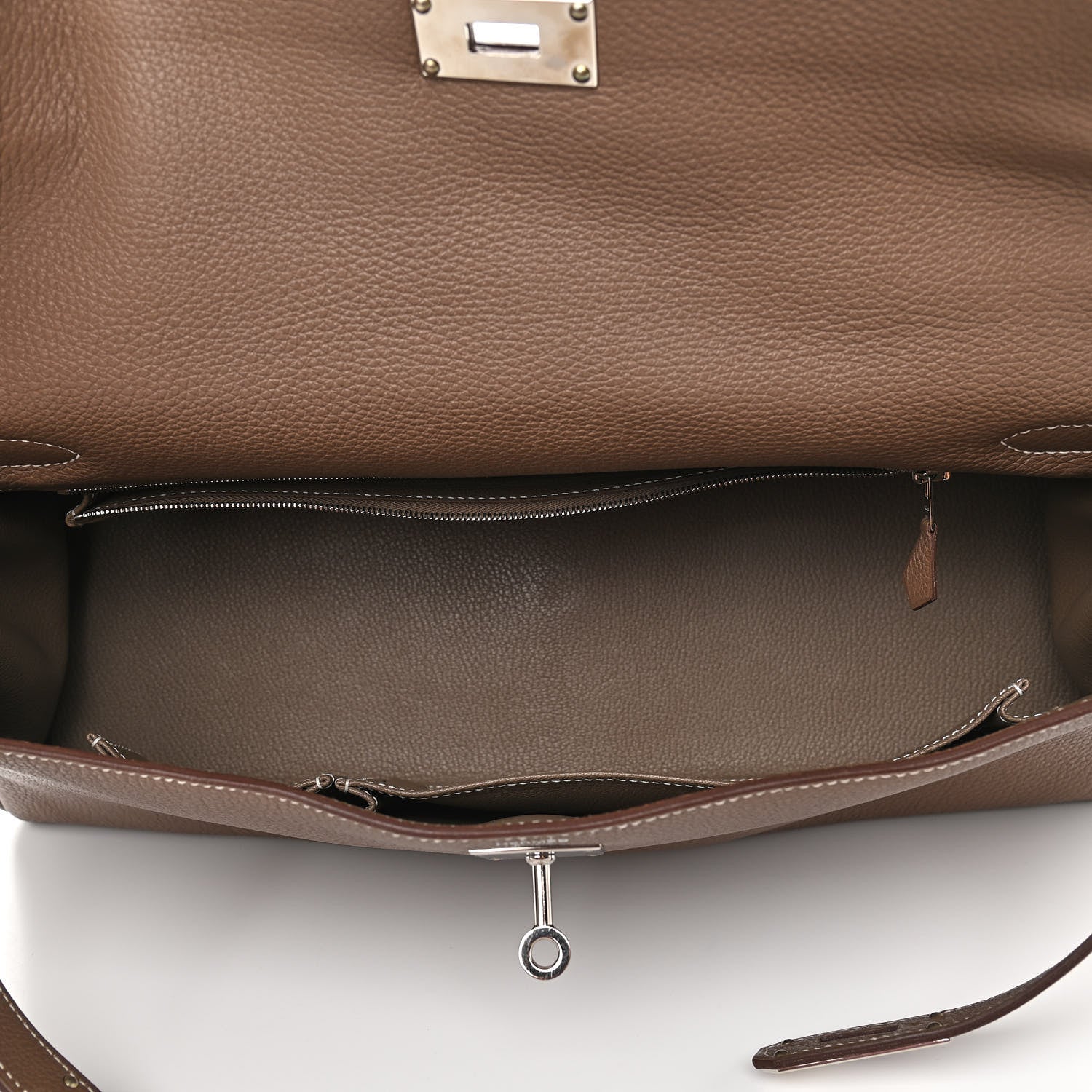 Hermes Togo Shoulder Kelly 40 Etoupe 5 of 10