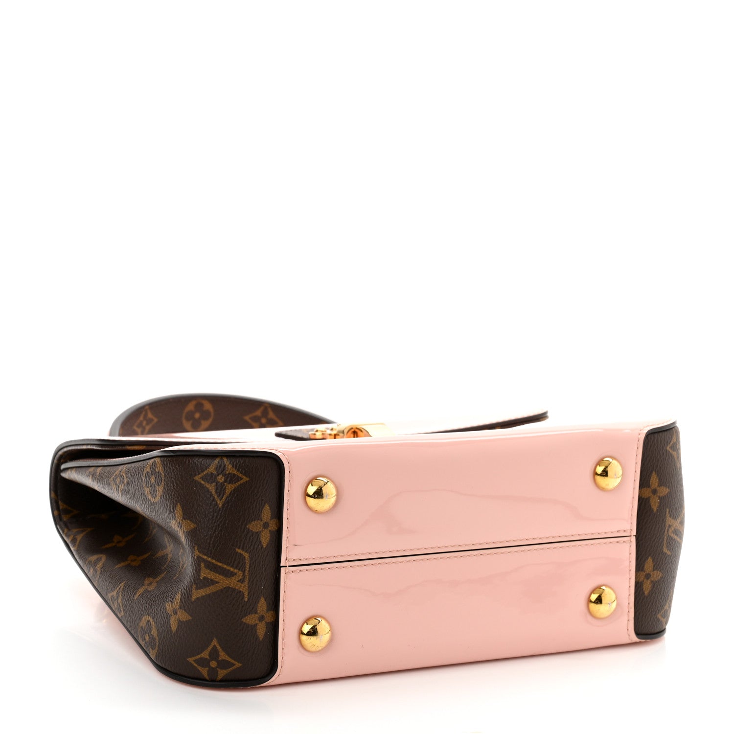 Louis Vuitton Patent Calfskin Monogram Cherrywood PM Rose Ballerine 4 of 10