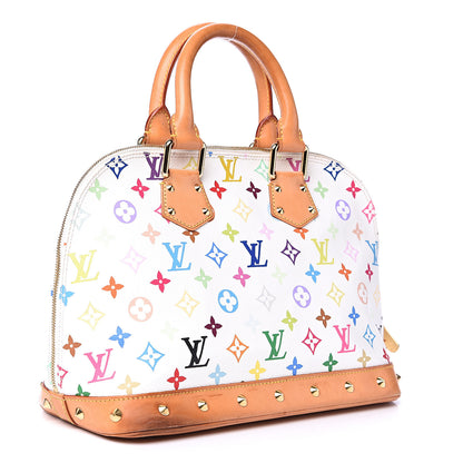 Louis Vuitton Monogram Multicolor Alma White 2 of 15