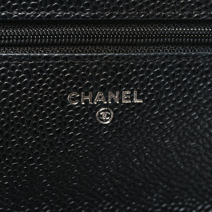 Chanel Caviar Quilted Wallet on Chain WOC Black 6 of 13