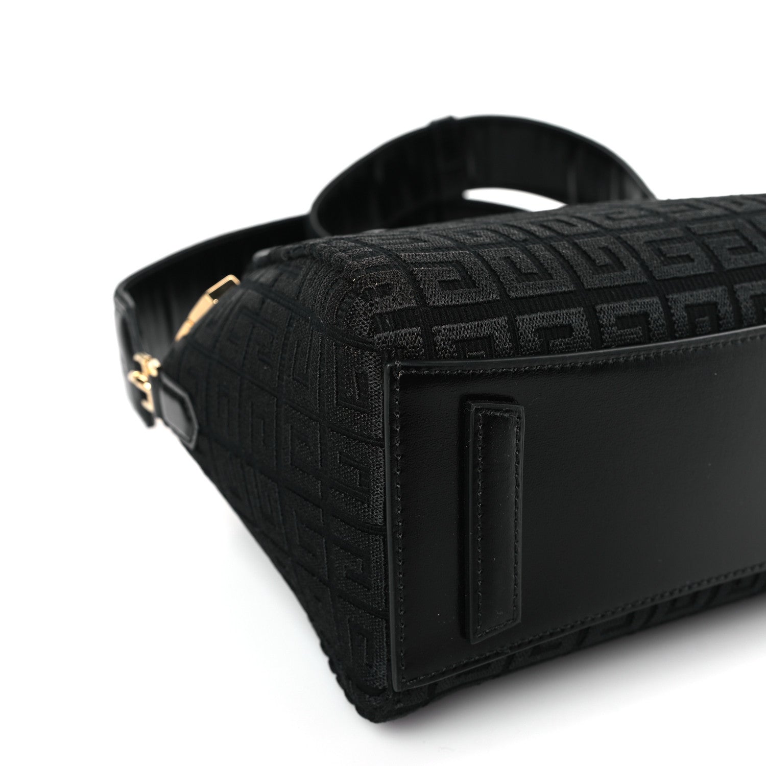 Givenchy Embroidered Canvas Mini Antigona Shoulder Bag Black 8 of 9