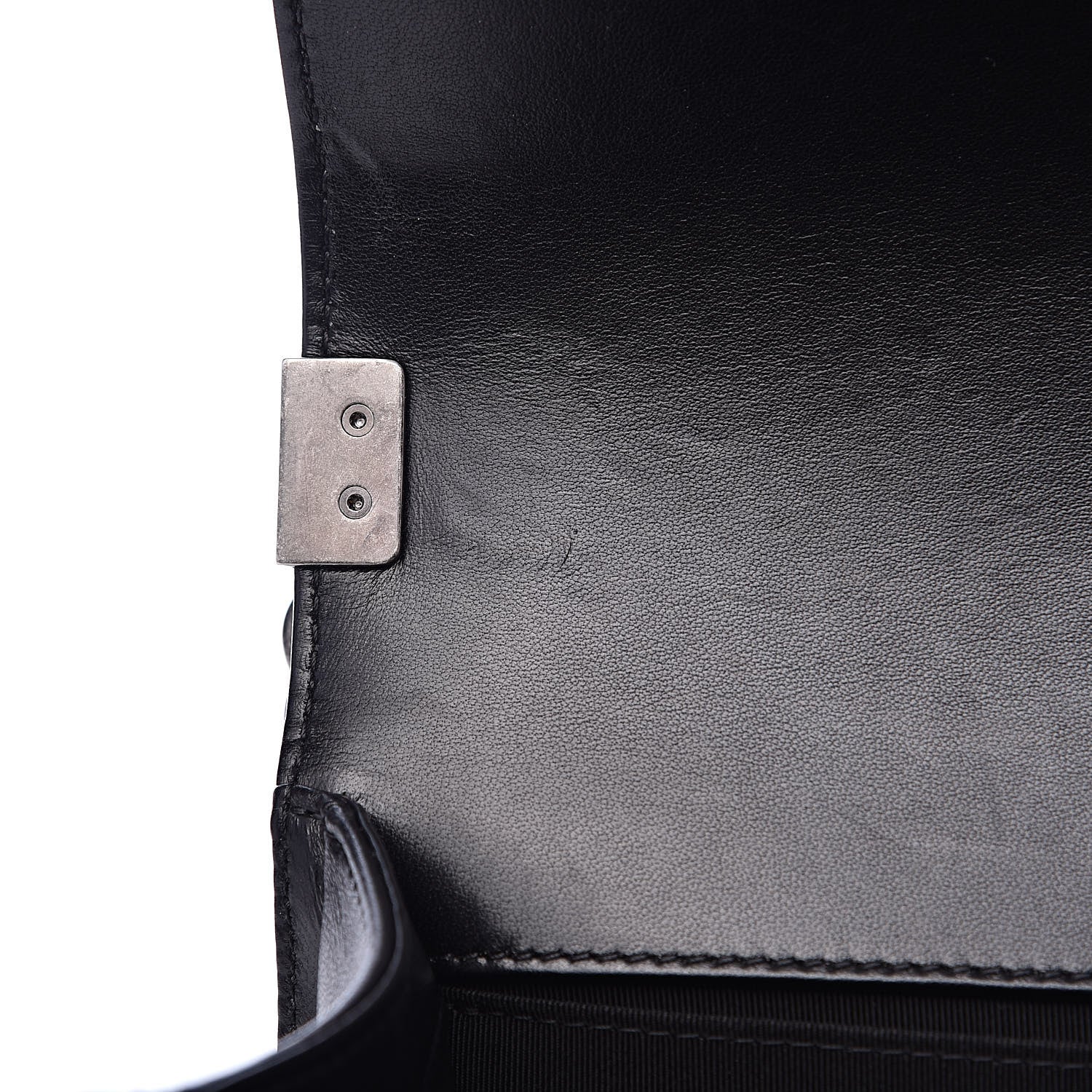 Chanel Lambskin Quilted Medium Boy Flap Black 15 of 16